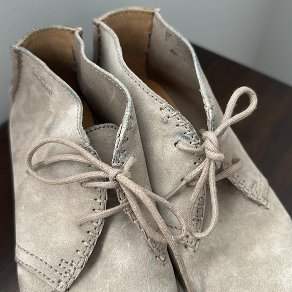 Clarks Originals Fairway Field leather suede moccasin Loafer 6.5 - Picture 3 of 11